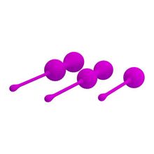 Набор лиловых вагинальных шариков Kegel Ball лиловый