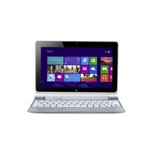 Планшет 10.1 Acer Iconia Tab W510-27602G06ass + Клавиатурный Блок Z2760 2Gb SSD 64Gb BT Cam 3540мАч Win8 Серебристый [NT.L0MER.004]