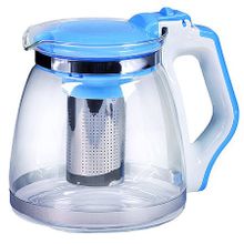 29950-1 Чайник заварочный син1,8 л стекло MB (х24) (29950-1)