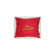  Подушка Jaguar красная вышивка золото