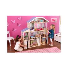 Кукольный дом для Барби "ВЕЛИКОЛЕПНЫЙ ОСОБНЯК", с мебелью 35 элементов