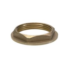 Контргайка Ду-32, RDT, резьба G1 1 4", латунь, с ребордой, 32040