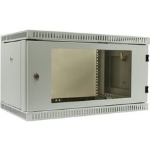 NT WALLBOX 6-63 G Шкаф 19 настенный, серый 6U 600x350, дверь стекло-металл