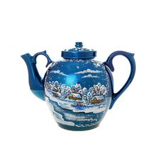 Комплект "Зимний вечер": самовар электрический 45 литров и заварочный чайник, арт. 110918