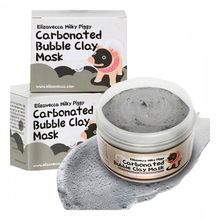 ELIZAVECCA Пузырьковая очищающая глиняная маска для лица MILKY PIGGY CARBONATED BUBBLE CLAY MASK I Елизавекка