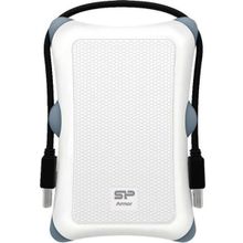 Жесткий диск silicon power usb 2.0 1tb sp010tbphda30s3w a30 2.5" белый armor (siliconpower)