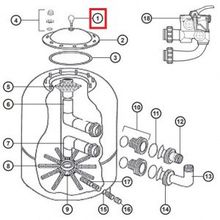 Манометр для фильтра Hayward Powerline Polyester