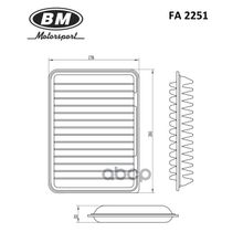 Фильтр Воздушный BM-Motorsport арт. FA2251