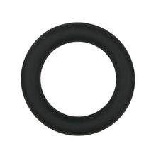  Черное эрекционное кольцо Silicone Cock Ring Medium