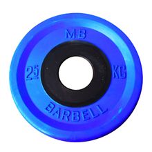 Диск обрезиненный Евро-классик Barbell  2,5кг. Синий