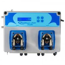 Система дозирования и контроля Aquaviva PoolBasic Evo Double pH Ox, 1,5 л ч, 1,5 бар, для бассейнов до 250 м3, с измерительным набором