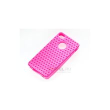 Силиконовая накладка для iPhone 4 4S вид №22 red rose