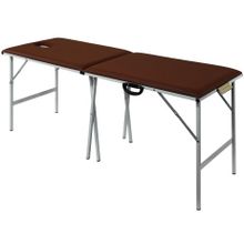 Металлический раскладной массажный стол Heliox 185х62см