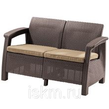 Плетеная мебель - диван Corfu Love Seat Max