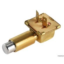 Osculati Watertight push button chromed brass 15 x 25 mm, 14.918.04