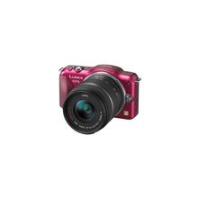 Panasonic lumix dmc-gf5kee 12.1mpix kit красный 14-42 3" 1080i sdhc li-ion