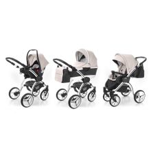 Коляска 3 в 1 Esspero I-Nova Alu (шасси White) - Beige