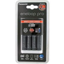 Panasonic Зарядное устройство Panasonic eneloop pro K-KJ16HCC40E Smart&Quick Charger + 4 шт. АКБ Eneloop XX 2450 мАч (комплект)