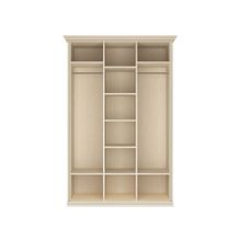 ПМ: КУРАЖ Шкаф 3-х дверный с зеркалом Венето