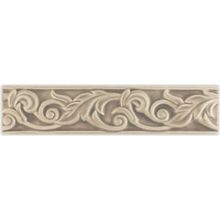 Керамическая плитка Grazia Ceramiche New Classic Festone Tortora FEN5 бордюр 6х26