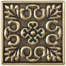 Вставка Moneli Decor Barro-co Art Taco Firenza Bronce 5х5