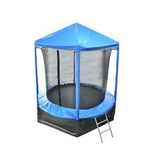 Батут OPTIFIT Like Blue 8ft 2,44 м с синей крышей