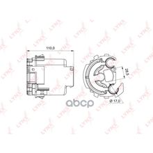 Фильтр Топливный LYNXauto арт. LF994M