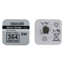 Батарейка Maxell SR621SW 364 1.55V, 1 шт, блистер