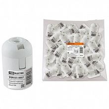 Патрон Е27 подвесной, термостойкий пластик белый |  код. SQ0335-0007 |  TDM