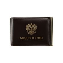 Обложка для удовтоверения МВД + зажим для купюр Person