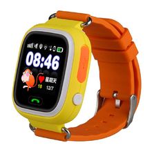 Современные Smart Baby Watch G72 - умные детские часы с GPS, оранжевые