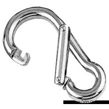 Osculati Carabiner hook asymmetric opening AISI 316 80 mm, 09.590.08