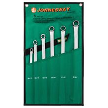 Jonnesway Набор ключей гаечных накидных удлиненный Jonnesway W61106S CrMo в сумке, 10-24 мм, 6 предметов