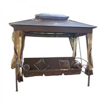 Садовые качели Kvimol KM-083 коричневые