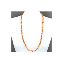 Бусики-Колечки Бусы Сердолик "Забава" арт. НСР-75-90-3