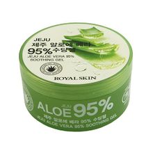 Гель для лица и тела многофункциональный содержанием Алоэ с 95% Royal Skin Jeju Aloe Vera Soothing Gel 300мл