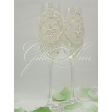 Свадебные бокалы Gilliann Lace Charm GLS110 - набор из 2 шт.