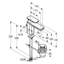 Смеситель для раковины Kludi E2 (490230575)