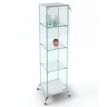 Витрина "Универсал" Люкс №450 (с ножками) Серый