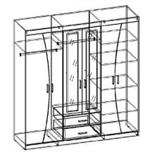 Шкаф распашной ДЕКСТЕР