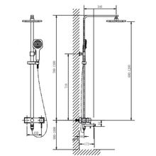 Timo Душевая система Hette SX-1021