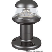 Osculati Orions black navigation led light 360°, 11.131.01