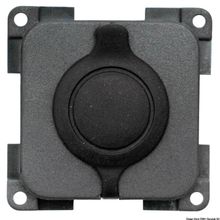 Osculati Telephone lighter socket for outdoors dark grey, 14.651.02