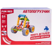 FUN RED Конструктор гибкий "Автопогрузчик Fun Red", 84 детал FRCF011