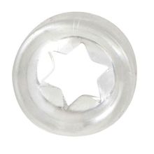 Прозрачное эрекционное кольцо STYLE STAR COCKRING прозрачный
