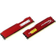 Модуль памяти  Kingston HyperX Fury  HX318C10FRK2 8   DDR3 DIMM 8Gb KIT  2*4Gb  PC3-15000   CL10