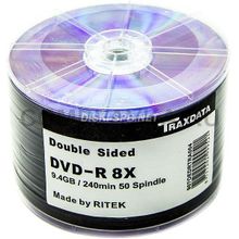 DVD-R диск 16x Ritek 9.4 Гб, 50 дисков