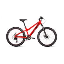 24" FORWARD Titan 2.0 disc 2019 (21ск, сталь, аморт.вилка, диск, EF41 TY300 TY21 KFW770)(рама 13", красный)