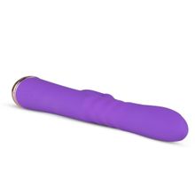 EDC Фиолетовый вибратор-кролик The Queen Thrusting Vibrator - 29 см. (фиолетовый)