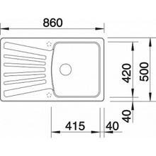 Мойка Blanco Nova 45S